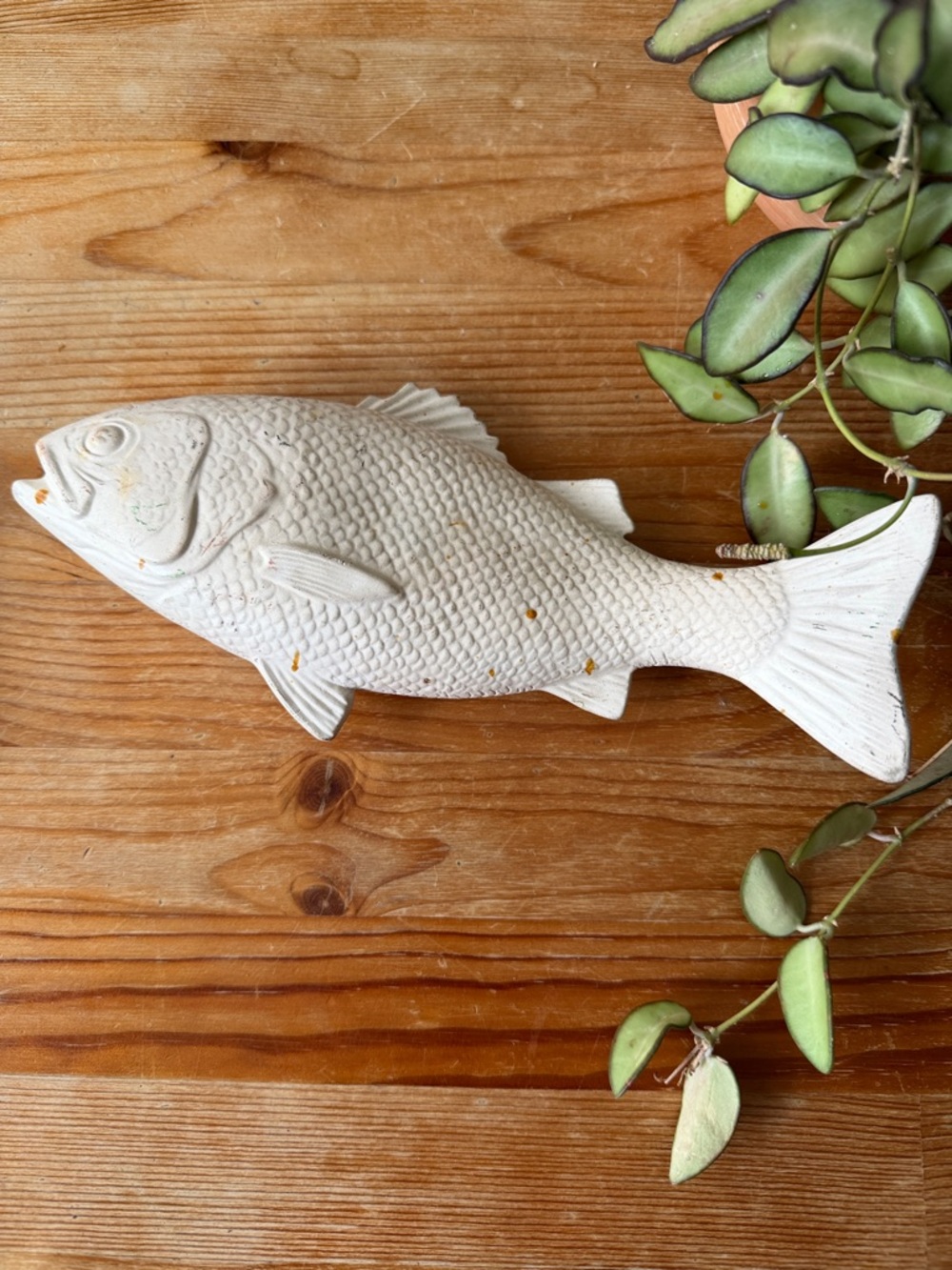 Vintage Ceramic Fish Wall Art